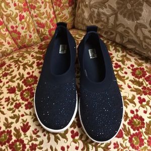 FitFlop Navy Sparkle Flats